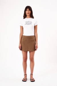 City Skirt - Tobacco Linen