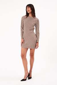 Clothing: Bettina Dress - Bronze Geo