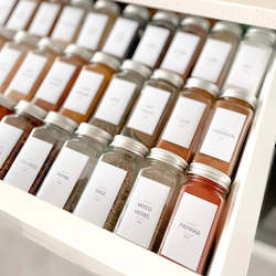 Kitchen Collection: SPICE & HERB RECTANGULAR LABELS | DESIGN 2