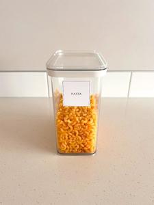 Household Storage Containers: 2.4L SQUARE PANTRY STORAGE CONTAINER