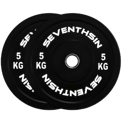 5kg Virgin Bumper Plates - Pair