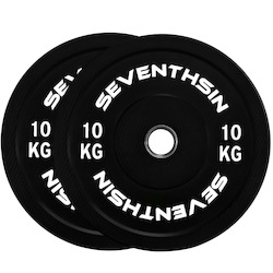 10kg Virgin Bumper Plates - Pair