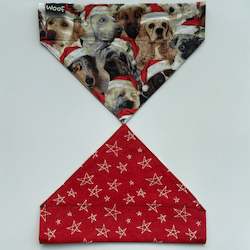 Dog Bandana - Over the collar style - Christmas