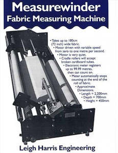 Internet advertising service: Fabric Measuring and Winding Machine