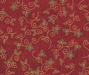 We Love Christmas - Holly - 100% Cotton - 10cm Increments