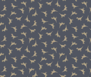 D is for Dinosaur 100% Cotton Fabric - 10cm Increments