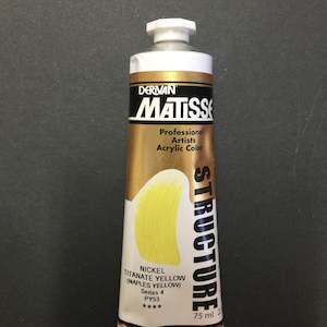 Matisse Structure Naples Yellow (Nickel Titanate) - S4 - 75ml