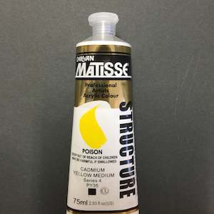 Matisse Structure Cadmium Yellow Medium - S4 - 75ml