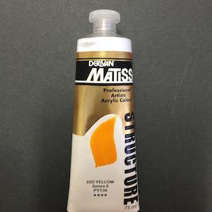 Matisse Structure Iso Yellow  - Series 6 - 75ml tube