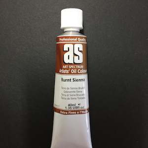 Art Spectrum Artist Oil Burnt Sienna - Series 1 - 40ml tube