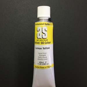 Art Spectrum Artist Oil Lemon Yellow - Series 1 - 40ml tube