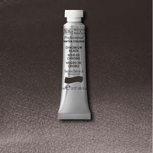 Winsor Newton Professional Watercolour: Winsor & Newton Prof WC Chromium Black -S3