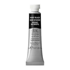 Winsor Newton Professional Watercolour: Winsor & Newton Prof WC Ivory Black - S1