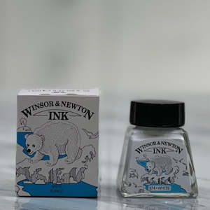 Winsor & Newton Ink - 974 White - 14ml