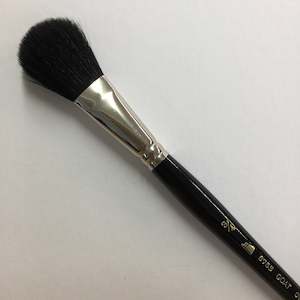 Mop Brushes: S755 Black Goat Oval Mop Brush - 3/4 inch