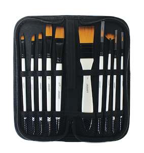 Round Brushes: Jasart Brush Wallet SH- Set of 10