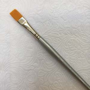 Golden Short Flat Brush - #12