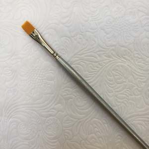 Golden Short Flat Brush - #8