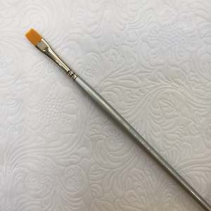 Golden Short Flat Brush - #6