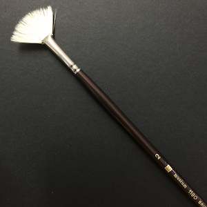 1180 Hog Taklon Fan Brush - #2