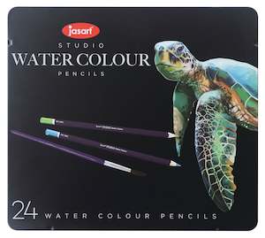 Jasart: Studio Watercolour Pencils tin of 24