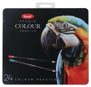 Jasart: Studio Colour Pencils tin of 24