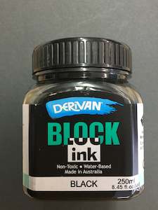 Block Printing Ink - Black 250ml