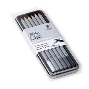 Winsor Newton: Graphite Pencils tin of 6