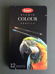 Jasart: Studio Colour Pencils tin of 12