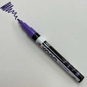 Marabu Yono Acrylic Marker Fine: Marabu YONO 251 Violet (FINE)