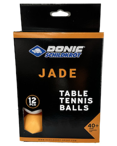 Sporting good wholesaling - except clothing or footwear: Donic Jade 40mm Table Tennis Balls 12 pack