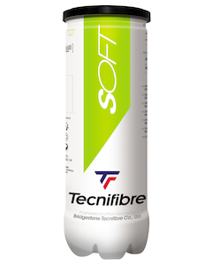 Sporting good wholesaling - except clothing or footwear: Tecnifibre TF Soft (Green) Tennis 3 Ball Tube