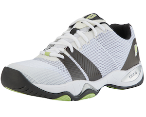 Sporting good wholesaling - except clothing or footwear: Prince Mens T22.5 White/Black/Glow