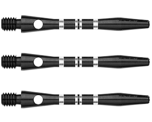 Winmau Anodised Aluminium re-grooved Dart Shaft – 3 pack