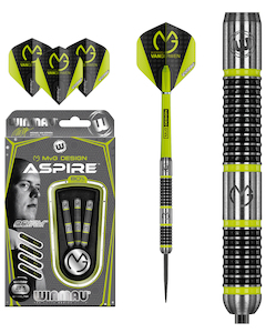 Sporting good wholesaling - except clothing or footwear: Winmau MvG Aspire Steel Tip Dart Set