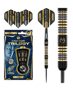 Winmau MvG Trilogy Steel Tip Dart Set