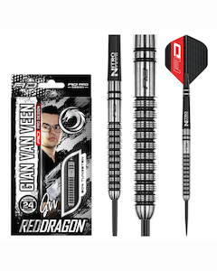 Sporting good wholesaling - except clothing or footwear: Red Dragon Gian van Veen 24g Dart Set