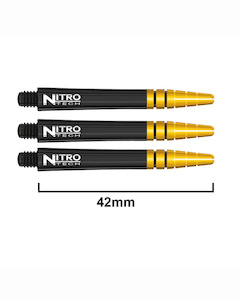 Red Dragon Nitrotech Ionic Black/Gold Dart Shafts