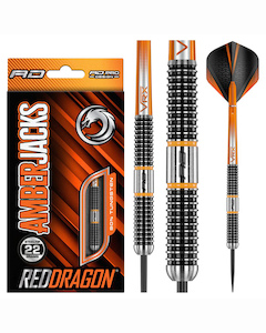 Red Dragon Amberjacks 18 Dart Set