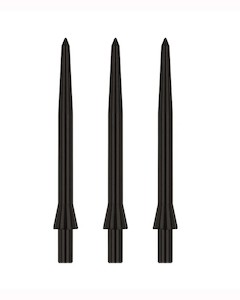 Red Dragon Plain Raptor Black Dart Points 35mm