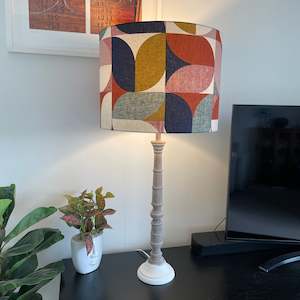 Furniture: Bold & Beautiful | Fabric Lamp Shade | Handcrafted