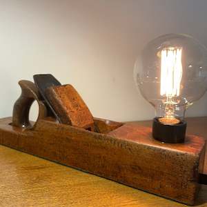 Table Lamp | Vintage Wood Plane | #105