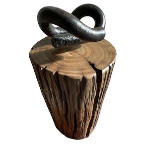 Timber art | Handcrafted Door Stop | Telegraph Series #107