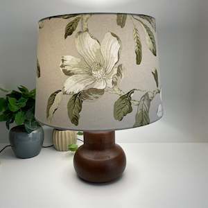 White Magnolia | Designer Lampshade | Handcrafted