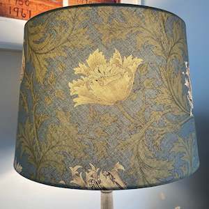 Morris & Co Anemone Cream fabric lampshade