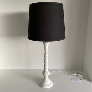 Second-hand | Super Low Price | Large Tapered Black Lampshade