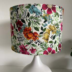 Flower Garden | Fabric Lamp Shade | Made in NZ