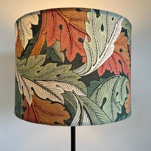 Acanthus - Autumn | Fabric lampshade - Made in NZ | William Morris