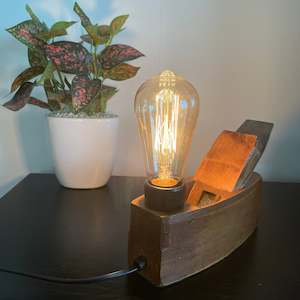 Furniture: Table Lamp | Vintage Wood Plane | #96