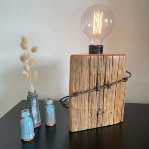 Designer Table Lamp | Handcrafted in NZ | Tōtara Post #47